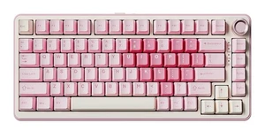 YUNZII B75 PRO Wireless Mechanical Keyboard,75% Layout w Knob(Milk Switch,Pink) - Picture 1 of 8