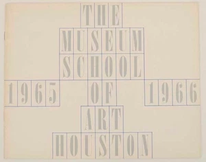 Herbert MATTER / THE MUSEUM SCHOOL OF ART 1965-1966 1st Edition #175360 - Picture 1 of 1