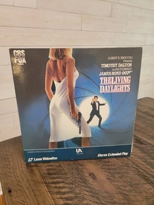 James Bond 007 The Living Daylights, Laserdisc LD, 1987 VG+, Clean - Picture 1 of 6