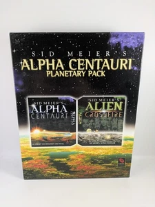 Alpha Centauri Planetary Pack incl. Alien Crossfire Big Box PC alemán completo - Imagen 1 de 8