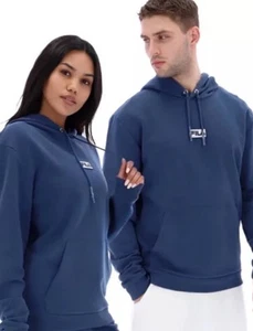 Fila Lance Unisex Hoodie In Moonlit Ocean Size XSmall New With Tags - Picture 1 of 8