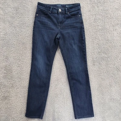 J Jill Denim High Rise Straight Leg 2P Petite Denim Low Rise Dark Wash Casual - Image 1 of 4