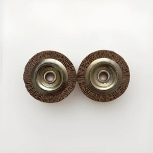 (2) X Schlosser Ausrüstung Nylon Entgratbürste 3" x 3/8" - 1/2" Dorn HPC JMA - Bild 1 von 3