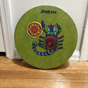 Vintage Scorpio Astrology Handmade Sign 60’s - Picture 1 of 5