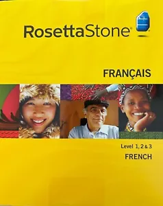 Rosetta Stone French Level 1 & 2 & 3, windows 2000, XP, Vista, 512 MB RAM, - Picture 1 of 1