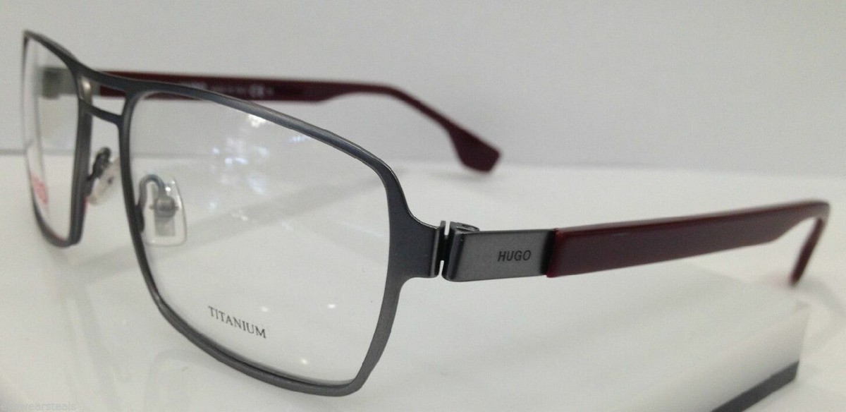 メガネ Hugo Boss Titanium Frame BOSS1397 000 Rose Gold Hugo Boss Women's Eyeglasses Rose Gold Titanium Round Frame
