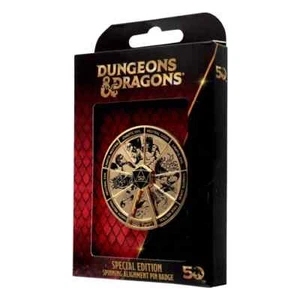 Insignia Pin Giratorio Oro Antiguo 50 Aniversario Dungeons & Dragons Edición Limitada - Imagen 1 de 6