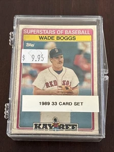 1989 Topps Kay-Bee Toys Superstars of Baseball Complete Card Set (1-33) - Picture 1 of 2