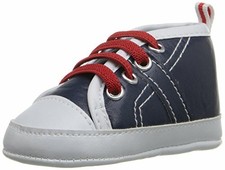 Rugged Bear Boys' RB28490-K Sneaker, Red/Navy, 2 M US Infant