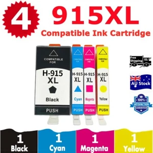 4x Compatible 915XL Ink Cartridge For HP Officejet 8010 8012 8020 8022 8026 8028 - Picture 1 of 1