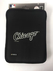 NEW CHICAGO WHITE SOX TRIBECA NEOPRENE SLIP SLEEVE IPAD PROTECTOR 10" X 8" BLACK - Picture 1 of 5