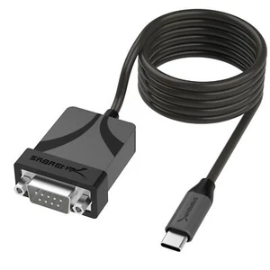 SABRENT USB-C to DB9 Serial RS-232 Adapter Cable 6FT (CB-D9C6) - Picture 1 of 10