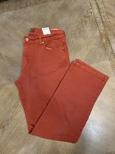 Levi’s 505 Straight Leg Burnt Red Jeans Sz 12M Waist 34” Inseam 29” - Picture 1 of 7