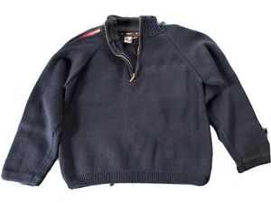 Revert Boys Sweater Dark Blue Size M (10 - 12) Cotton (see measurements in pics) - Picture 1 of 4
