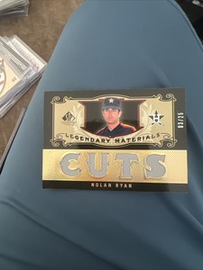 2007 SP Legendary Cuts Materials Quad Material /25 SSP Nolan Ryan #LM-NR2 HOF