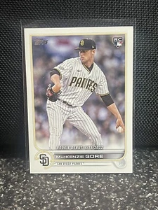 2022 Topps Update Series Mackenzie Gore #US294 Rookie SD Padres Free Shipping - Picture 1 of 2