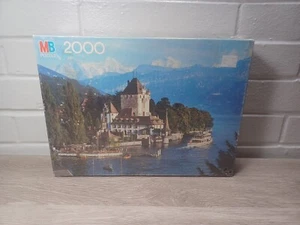 MB Magnum Puzzle 2000 pieces 4280-14 14. Oberhafen Castle, Switzerland 1982 NEW - Picture 1 of 9