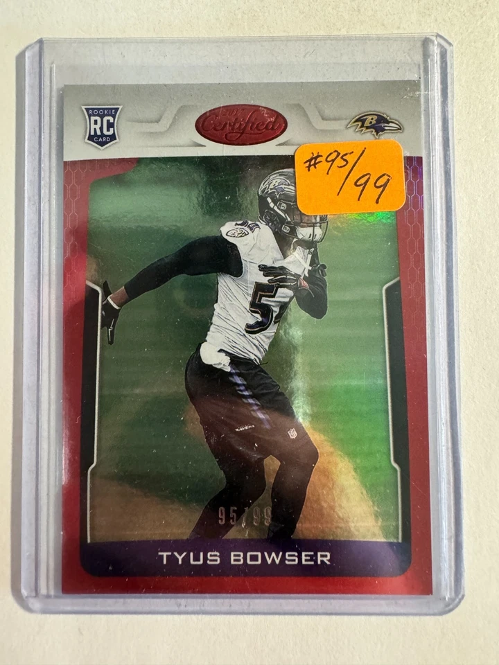 K193,775 - 2017 Certified Mirror Red #181 Tyus Bowser #/99 - Image 1 of 1