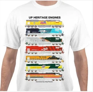 Camiseta Union Pacific Heritage Locomotives Railroad de Andy Fletcher - Imagen 1 de 1