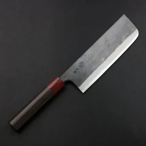 Japanese Nakiri Knife(菜切包丁)  165mm by Motokane From Japan Aogami Super - Picture 1 of 5