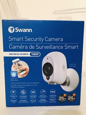 Swann Wireless Indoor/Outdoor 1080p IP Camera-White Model:SWWHD-INTCAM-CA - Image 1 of 3