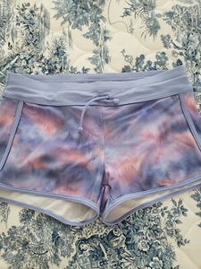 Athleta Girl Cannonball Swim Short Sunset Purple Quick Dry Sport Size XXL/16 - Picture 1 of 8