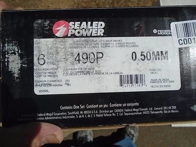  juego de 6 pistones ford 3.8l 232 potencia sellada 490p 0.50 mm Foto 1 de 4