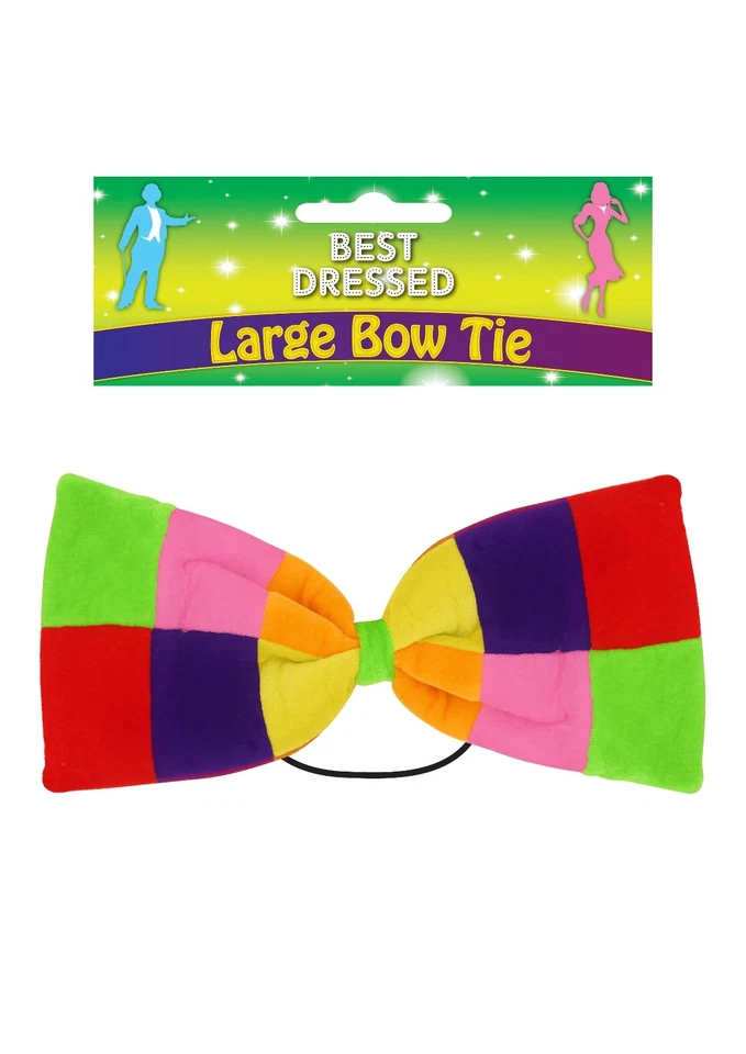 NŒUD PAPILLON GÉANT 30 cm, chapelier fou alice au pays des merveilles style livre semaine robe fantaisie - Photo 1/1