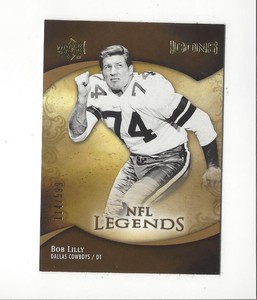 2009 Upper Deck Icons #181 Bob Lilly Cowboys /599 