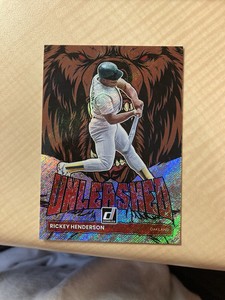 2022 Panini Donruss Rickey Henderson Unleashed SP Rapture Parallel #UL-17 