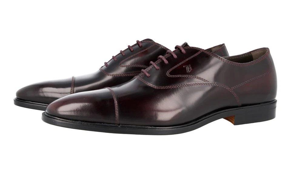 AUTH TOD'S OXFORD BUSINESS SHOES XXM0KY00N5ZAKTR802 BORDEAUX US 12 EU 45 45 5