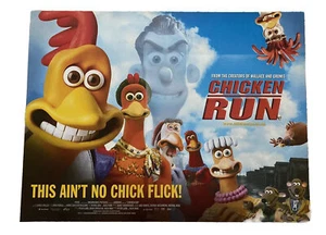 🍿🎬 Chicken Run Kino kleines Quad Filmposter (Mel Gibson) - Bild 1 von 1