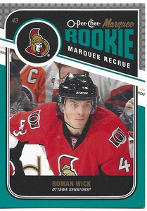 11-12 Upper Deck OPC O-Pee-Chee Marquee Rookie Roman Wick #565