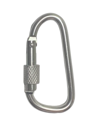 PACK DE 5 GANCHOS UTILITARIOS Cierre Tornillo Clip Anillo D 1.5" Cierre Aluminio Luz Fuerte Foto 1 de 4