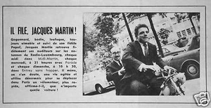 PUBLICITÉ RADIO LUXEMBOURG 1965 JACQUES MARTIN FILE RETROUVER LES AUDITEURS - Picture 1 of 1
