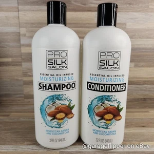 Moroccan Argan Essential Oils Moisturizing Shampoo Conditioner Coconut Oil Jumbo - Picture 1 of 8
