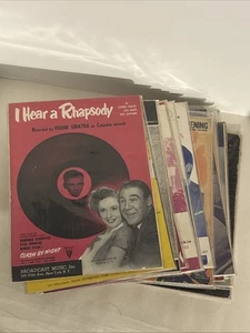 Lot of 15 Different Frank Sinatra Sheet Music - Picture 1 of 17
