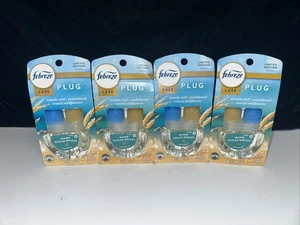 4er Pack - Warm Ocean Breeze Febreze Plug In Lufterfrischer Nachfüller - Bild 1 von 6