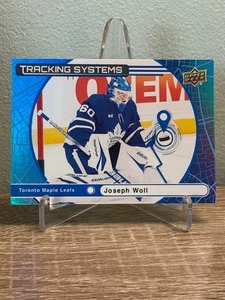 2025-26 Upper Deck Series 1 Tracking Systems Joseph Woll #TS-20 Maple Leafs - Picture 1 of 2