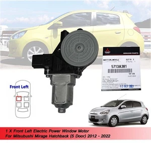 FL Electric Power Window Motor For Mitsubishi Mirage 5 Dr 2012 2013 - 2022 - Picture 1 of 5
