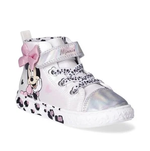 Disney Minnie Mouse High-Top Sneakers with Bow and Heart Accents 7 Toddler - Picture 1 of 5