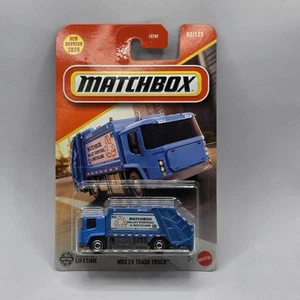 2025 Matchbox #62 MBX EV Trash Truck™ BLUE | VALLEY DISPOSAL & RECYCLING | FSC - Picture 1 of 2