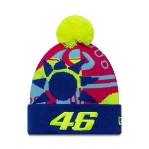 New Era VR46 Vale Fanwear Cuff Knit Bommelmütze Valentino Rossi VR46 - Picture 1 of 2