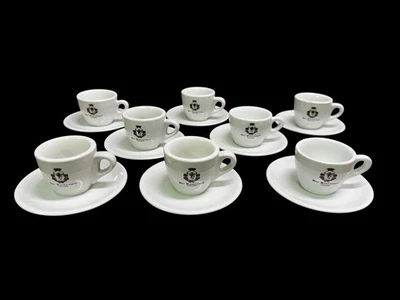 8 tazas y platillos de café espresso vintage Richard Ginori ACF hechos en Italia  Foto 1 de 4