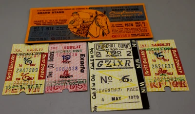 Lote de colección boletos de apuestas de carreras de caballos talones de pase Foto 1 de 4