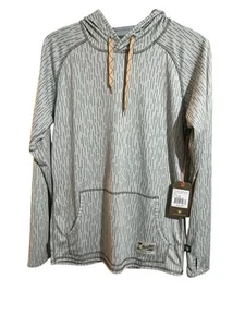 Howler Bros Loggerhead Hoodie Men Small Pacific Grey Deluge Camo Lightweight $69 - Picture 1 of 7