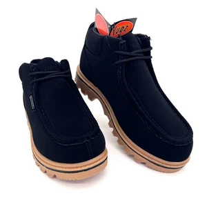 Botas Lugz Fringe Negro Goma Hombre Talla 8.5D Sintéticas Parte Superior y Suela Nuevas Con Caja - Imagen 1 de 17