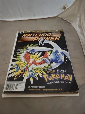 NINTENDO POWER Magazine #136 - Pokemon Gold & Sliver Cover With Poster - Image 1 of 3
