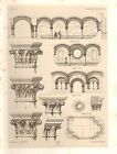 1857 LARGE ARCHITECTURE PRINT ~ ROMMERSDORF CATHEDRAL MEDIEVAL GOTHIC MEDIAEVAL