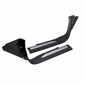 2019-2025 GMC Sierra Next Gen Front Door Sill Plates 84529477 Jet Black OEM - Picture 1 of 2